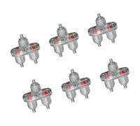 JDNH Adaptateur régulateur de flux d'air résistant à la corrosion, adaptateur silencieux de contrôle de l'oxygène pour aquariums avec connexion anti-fuite et valves d'aquariums résistants à la