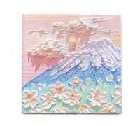 JDNH Bloc-notes de peinture à l'huile mignon petit carré série bloc-notes fournitures scolaires cadeau enfant mémo papeterie étudiant portable