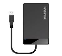 JDNH Boîtier mobile USB 3.0 de 2,5 pouces pour disques durs mécaniques, disques durs à états solides, boîtier pour disques durs