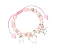 JDNH Breloque elfe extensible avec fausses perles scintillantes, longueur réglable pour un usage quotidien confortable, breloque légère pour femme, One Size, Comme décrit