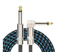 JDNH Câble d'instrument électrique avec revêtement en nylon anti-enchevêtrement pour câble de sortie sonore clair