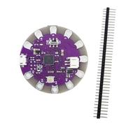 JDNH Carte de développement programmable USB ATmega32U4 pour vêtements intelligents et projets interactifs en tissu électronique portable