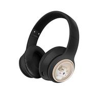 JDNH Casque supra-auriculaire Bluetooth avec cache-oreilles en mousse à mémoire de forme pliable pour étudiants Écouteurs Bluetooth en métal