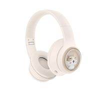 JDNH Casque supra-auriculaire Bluetooth avec cache-oreilles en mousse à mémoire de forme pliable pour étudiants Écouteurs Bluetooth en métal