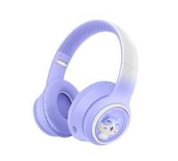 JDNH Casque supra-auriculaire Bluetooth avec cache-oreilles en mousse à mémoire de forme pliable pour étudiants Écouteurs Bluetooth en métal