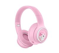 JDNH Casque supra-auriculaire Bluetooth avec cache-oreilles en mousse à mémoire de forme pliable pour étudiants Écouteurs Bluetooth en métal