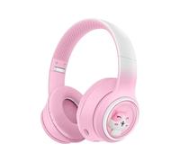 JDNH Casque supra-auriculaire Bluetooth avec cache-oreilles en mousse à mémoire de forme pliable pour étudiants Écouteurs Bluetooth en métal