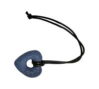 JDNH Collier élégant en forme de cœur avec détails texturés - Chaîne de clavicule réglable - Accessoire pour rendez-vous et tenues quotidiennes - Pendentif moderne et minimaliste en forme de cœur, One