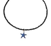 JDNH Collier unique en forme d'étoile de mer avec perles complexes pour femmes et filles, portable pour mettre en valeur des styles individuels avec pendentif en forme d'étoile de mer, One Size, Comme