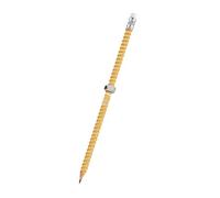 JDNH Crayon sensoriel fileté avec écrou pour enfants et adultes - Soulagement du stress - Outil de mise au point silencieux pour salle de classe - Design en bois - Réduction du stress