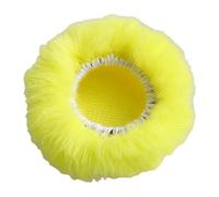 JDNH Housses de micros portables douces en fourrure synthétique coupe-vent pour entretiens en plein air, parfaites pour les blogueurs vidéo et les journalistes de terrain, compatibles avec les micros