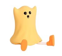 JDNH Lampe de nuit rechargeable en forme de citrouille pour Halloween, lumière décorative chaude et lumineuse pour chambre à coucher, lampe de chevet rechargeable