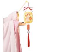 JDNH Lampe lapin colorée pour fête du milieu de l'automne faite à la main Décoration de festival pour les amateurs de culture Cadeau Festival d'automne