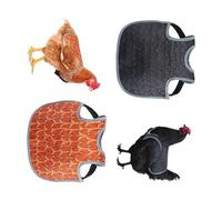 JDNH Lot de 2 housses de protection imperméables pour poule - Assemblage rapide - Empêche efficacement les blessures d'accouplement - Équipement de protection de volaille