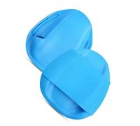 JDNH Lot de 2 pagaies d'entraînement à la natation au design ergonomique, texture en silicone, parfaites pour les nages libres, le dos, la brasse, la natation