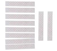 JDNH Lot de 200 patchs jetables pour stimulation de la pression d'acupuncture, perles auriculaires et masseurs à pointe transparente