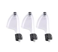 JDNH Lot de 3 protections avec ceinture de fixation pour canne à pêche - Longue pointe de protection contre les chocs