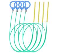 JDNH Lot de 4 outils de nettoyage de canalisations, tiges spirales flexibles pour douche, évier, baignoire, élimination des bouchons de cheveux, nettoyage efficace des canalisations