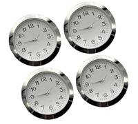 JDNH Lot de 4 têtes d'horloge à quartz multifonctions de 55 mm avec chiffres arabes ou romains pour précision et style dans différents réglages d'horloge