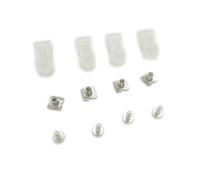 JDNH Matériel de casque de football Kits de réparation du visage pour casques de football Sports Baseball Softball Kits de réparation du visage Clips Vis Écrou