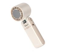 JDNH Petit ventilateur de bureau pratique, écran LED confortable, ventilateur à suspendre au bureau, dispositif de refroidissement à air rechargeable, adapté à la maison, pliable à suspendre au cou