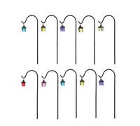 JDNH Piquet de décoration de jardin en forme de cheval qui brille après la tombée de la nuit pour les ambiances romantiques Facile à assembler Résine Couleur aléatoire EasyStake