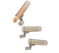 JDNH Porte-cure-dents anti-fuite compact transparent pour voyage, cuisine, salle à manger, étui portable essentiel pour salle à manger en plein air