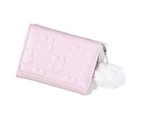 JDNH Portefeuille compact pour femme à trois volets, pochette tendance en cuir synthétique, porte-cartes de crédit, sac à monnaie, porte-monnaie de voyage pour femme, a, Beauté de masse