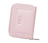 JDNH Portefeuille tendance petit portefeuille compact pour femme en cuir synthétique court portefeuille à deux volets porte-cartes de crédit pochette simple sac à main à deux volets, C, Beauté de