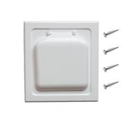 JDNH Puissant ABS et construction en métal de 10,2 cm pour sortie de sèche-linge assurant une durabilité prolongée dans des conditions difficiles Double perçage contre l'air