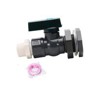 JDNH Répartiteur de débit d'eau de pluie réglable résistant à la corrosion pour solution d'irrigation de jardin durable Adaptateur universel pour barils de pluie