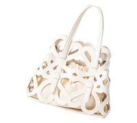 JDNH Sac à provisions tendance avec compartiment intérieur à cordon de serrage, sangle réglable, sac à bandoulière léger pour femme, sac coréen creux, beige, One Size