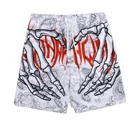 JDNH Short de jogging pour homme avec tissu à séchage rapide, taille élastique et impression 3D tendance, adapté aux modes de vie actifs, short à taille élastique