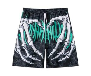 JDNH Short de jogging pour homme avec tissu à séchage rapide, taille élastique et impression 3D tendance, adapté aux modes de vie actifs, short à taille élastique