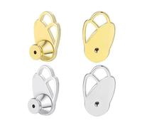 JDNH Supports stabilisateurs de boucles d'oreilles en forme de fleurs - Prise en main sûre - Matériaux en laiton robuste pour un usage quotidien, taille unique, Comme décrit
