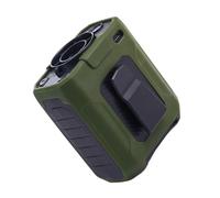 JDNH Ventilateur de taille portable 10 000 mAh rechargeable avec lampes de poche LED pour le camping en plein air ventilateur de refroidissement en plein air