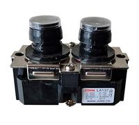 JDNN LA137 Interrupteur à bouton-poussoir de palan électrique Commutateur de micro-commande de grue Interrupteur à clé étanche haut et bas LA137-A 250V 16A