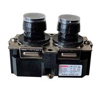 JDNN LA137 Interrupteur à bouton-poussoir de palan électrique Commutateur de micro-commande de grue Interrupteur à clé étanche haut et bas LA137-B 250V 16A