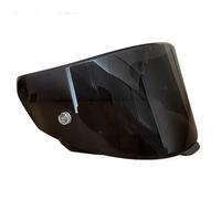 Jdon-hats pour TTC Casque visière Bouclier pour pour KYT TT Course Casque de Moto visière Pare-Brise Protection UV Haute résistance Capacetes Accessoires (Couleur : Deep Smoke)