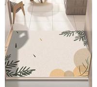 Jdozfo Tapis de Bain Antiderapant Absorbant, Tapis de Douche Super Absorbant à Séchage Rapide, Lavable Bathroom Mat pour Salle de Bain, Éviers Cuisine et L'entrée Sol Autumn 80x150cm 6-399