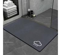 Jdozfo Tapis de Bain Antiderapant Absorbant, Tapis de Douche Super Absorbant à Séchage Rapide, Lavable Bathroom Mat pour Salle de Bain, Éviers Cuisine et L'entrée Sol Classical 100x160cm 6-295