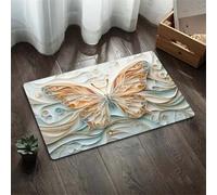Jdozfo Tapis de Bain Antiderapant Absorbant, Tapis de Douche Super Absorbant à Séchage Rapide, Lavable Bathroom Mat pour Salle de Bain, Éviers Cuisine et L'entrée Sol Animals 120x170cm 6-365