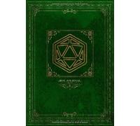 JDR Journal: Carnet de Jeux De Rôle pour Maître du jeu | Pages lignées & quadrillées | RPG Game Master | Cahier pour noter vos aventures, Plans, ... ou de Noël | Couverture verte | 100 pages