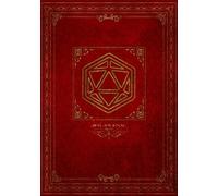 JDR Journal: Carnet de Jeux De Rôle pour Maître du jeu | Pages lignées & quadrillées | RPG Game Master | Cahier pour noter vos aventures, Plans, ... ou de Noël | Couverture rouge | 100 pages