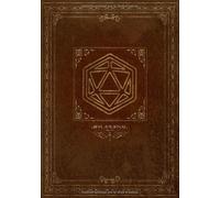 JDR Journal: Carnet de Jeux De Rôle pour Maître du jeu | Pages lignées & quadrillées | RPG Game Master | Cahier pour noter vos aventures, Plans, ... ou de Noël | Couverture marron | 100 pages