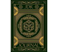 JDR Journal: Carnet de Jeux De Rôle pour Maître du jeu | RPG Game Master | Carnet pour noter vos aventures, Plans, Armes, Stratégies | Idée de cadeau | 150 pages 17,78 cm x 25,4 cm Coloris Vert