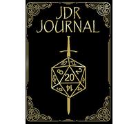 JDR Journal: Carnet de Jeux de Rôle pour Maître du Jeu. RPG Game Master. Carnet pour noter vos Plans, Armes, Stratégie. Idée Cadeau. 150 pages 17,78x25,4 cm