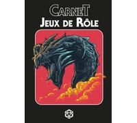 JDR Journal Carnet Jeu de Role: A4 100 pages | Cahier de Jeux De Rôle pour Maître du jeu | Carnet pour noter vos aventures, Stratégies, Plans,Armes | Design Vintage D&D
