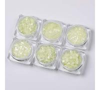 jdstty Superbes paillettes phosphorescentes pour la fabrication de bijoux - Accessoires de remplissage en résine