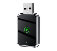 JDUYHS Adaptateur CarPlay sans Fil pour Alfa Romeo Giulia Stelvio 4C Tonale, Adaptateur Wireless CarPlay, Convertit Le CarPlay Filaire d'origine en CarPlay sans Fil, Plug and Play,B Silver